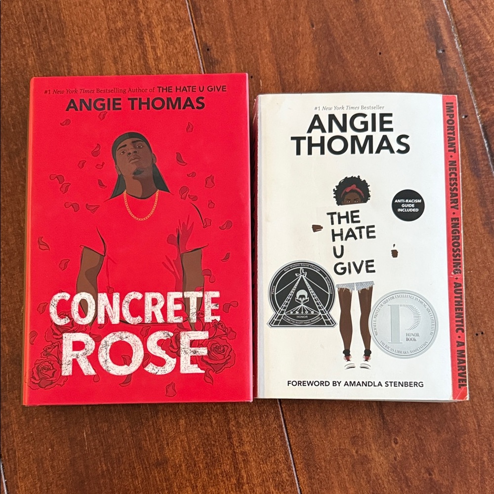 Angie Thomas Set: The Hate U Give + the prequel Concrete Rose